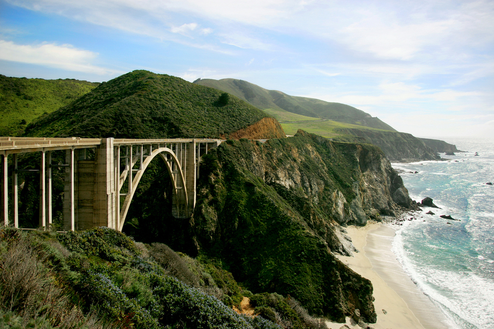 Motorcycle Ride on the Pacific Coast Highway, California