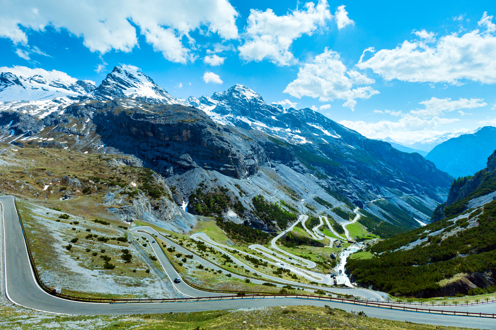Motorcycle Ride through the Italian Alps