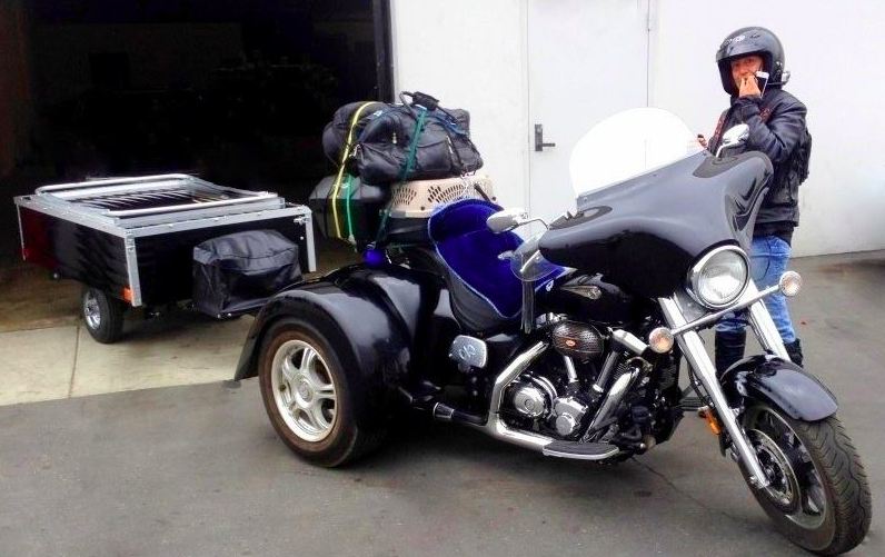 How to use the Solace motorcycle camping trailer